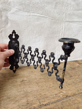 Load image into Gallery viewer, Vintage accordion wall mounted candle holder