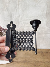 Load image into Gallery viewer, Vintage accordion wall mounted candle holder
