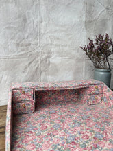 Load image into Gallery viewer, Vintage 1950s cotton covered vanity top or desk set