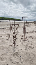 Load image into Gallery viewer, Wrought iron plant stand