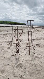 Wrought iron plant stand