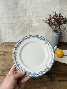 Vintage Longwy footed plate