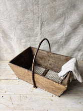 Load image into Gallery viewer, Antique French trug grape picking or vegetable basket