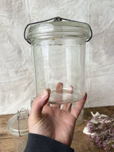 Load image into Gallery viewer, Vintage French jars with clip tops