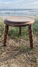 Load image into Gallery viewer, French bobbin leg milking stool