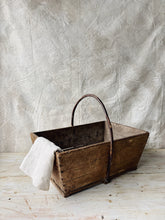 Load image into Gallery viewer, Antique French trug grape picking or vegetable basket