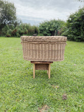 Load image into Gallery viewer, Vintage large storage basket or toy chest