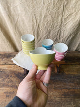 Load image into Gallery viewer, Mid Century French little “café au lait&quot; bowls by Boch Frères