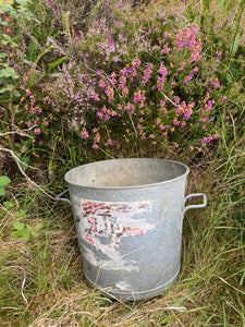 Vintage French Galvanised Tubs