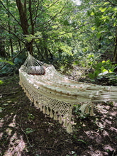 Load image into Gallery viewer, Vintage macramé hammock