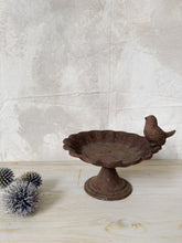 Load image into Gallery viewer, Vintage cast iron bird bath