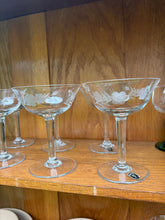 Load image into Gallery viewer, Vintage French 1930s cristal glasses by DOYEN Belgium
