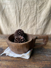 Load image into Gallery viewer, Hand carved wooden handled bowl