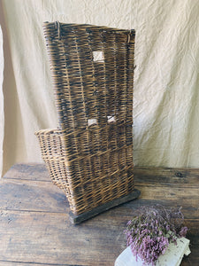 Vintage French “Hotte à vendanges”grape harvest basket