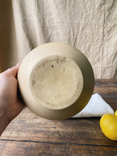 Load image into Gallery viewer, Vintage traditional country stoneware Sandstone bowl - dark rim