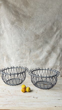 Load image into Gallery viewer, Vintage wire hanging baskets