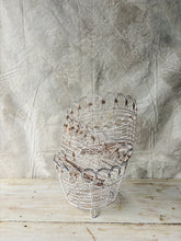 Load image into Gallery viewer, Wire basket plant holder or fruit and veg basket