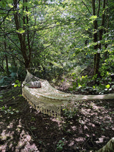 Load image into Gallery viewer, Vintage macramé hammock