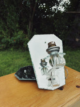 Load image into Gallery viewer, Pair of midcentury French mirrored wall sconce
