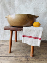 Load image into Gallery viewer, Vintage French large sandstone bowl or dish with handles