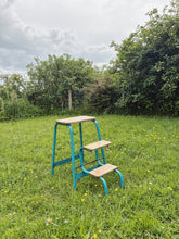 Load image into Gallery viewer, Vintage folding stool to step ladder