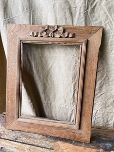 Antique Bow oak frames - pair