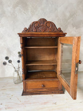 Load image into Gallery viewer, Antique French ornate medicine cabinet or display case