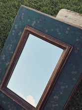 Load image into Gallery viewer, Vintage boho folk art hand painted mirror