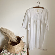 Load image into Gallery viewer, Vintage French cotton nightdress