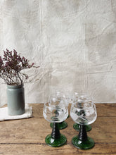 Load image into Gallery viewer, Set of 6 Luminarc Roemer wine glasses, small