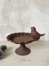 Load image into Gallery viewer, Vintage cast iron bird bath
