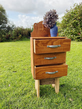Load image into Gallery viewer, 1950s wall hanging drawer unit