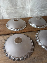 Load image into Gallery viewer, 1920s Art Deco frosted glass light shades