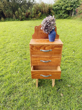 Load image into Gallery viewer, 1950s wall hanging drawer unit