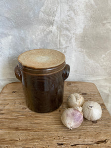 Vintage French sandstone jar