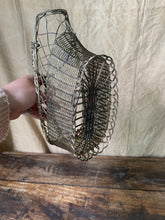 Load image into Gallery viewer, Vintage French wine wire basket