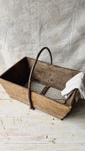 Load image into Gallery viewer, Antique French trug grape picking or vegetable basket