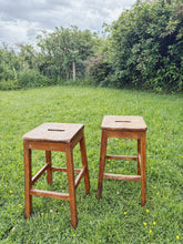 Load image into Gallery viewer, Antique lab stools
