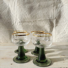 Load image into Gallery viewer, Vintage Rhine Roemer etched glasses