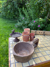 Load image into Gallery viewer, Hand carved wooden handled bowl
