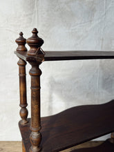Load image into Gallery viewer, Antique French 19th century turned wood wall shelf