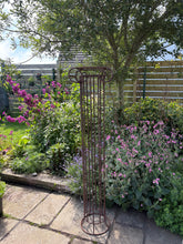 Load image into Gallery viewer, Vintage wrought iron Greek style garden column