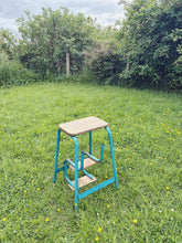 Load image into Gallery viewer, Vintage folding stool to step ladder