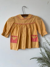 Load image into Gallery viewer, 1980s French nursery school smock apron 2-3yrs