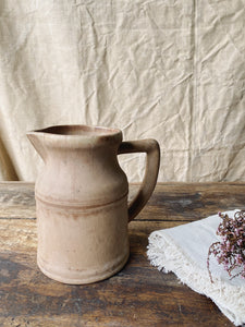 Handmade sandstone unglazed jug