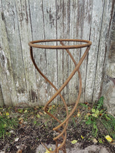 Load image into Gallery viewer, Wrought iron plant stand
