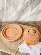 Load image into Gallery viewer, Antique French terracotta butter dish