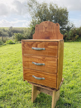 Load image into Gallery viewer, 1950s wall hanging drawer unit