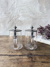 Load image into Gallery viewer, Vintage German beer steins with solid pewter flip over lid