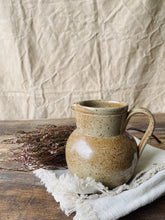 Load image into Gallery viewer, Vintage French small round sandstone jug